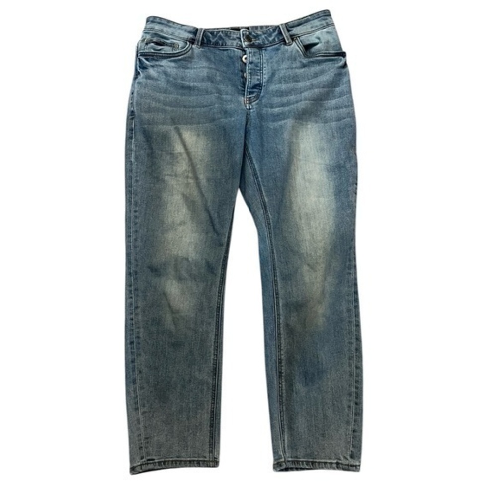 PrAna Button Fly Broken In Blue Jeans Size 10/30